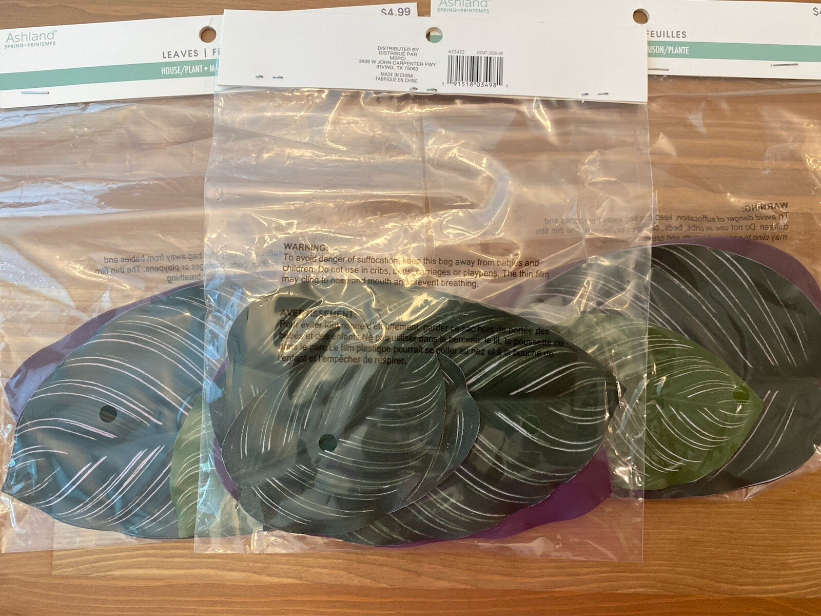 New Ashland Artificial Assortment of Picks and Leaves Set of 15 Packages