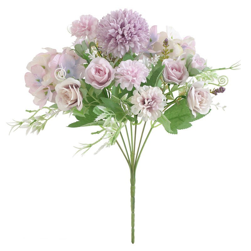 Silk Peony Artificial Fake Flowers Bunch Bouquet Home Wedding Party Decor