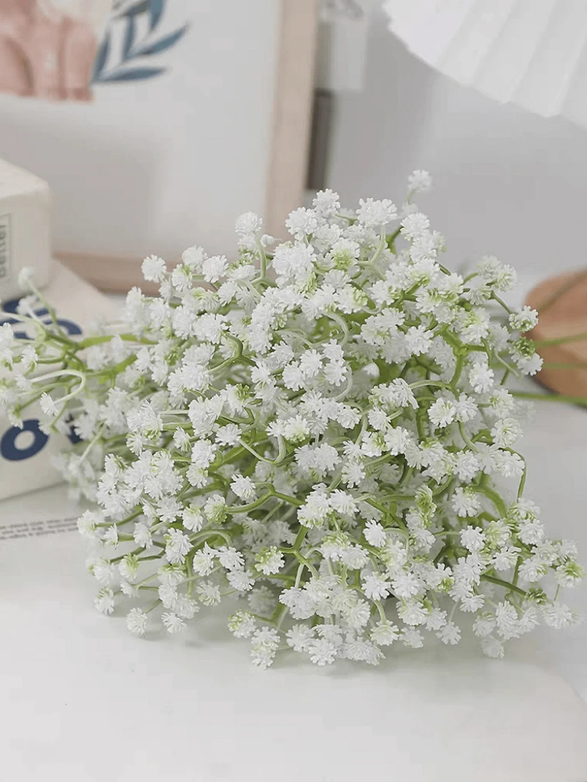 5/10/20/30/40Pcs Artificial Baby’s Breath .Ideal For Wedding,Decore,Home,Room Uk