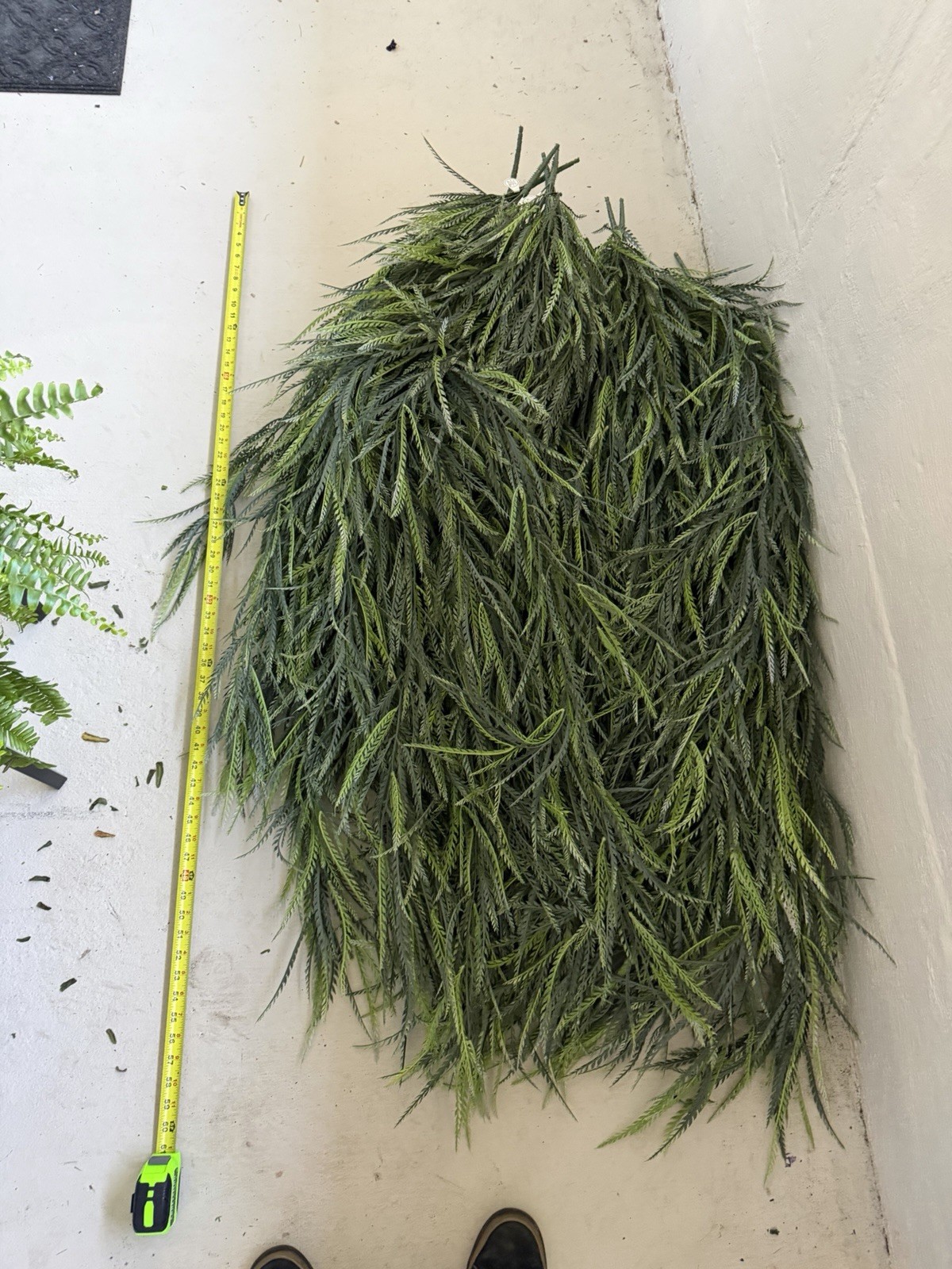 Artificial Green Hanging Branch Wall Decor, 60 in (Quantity: 8 Total)