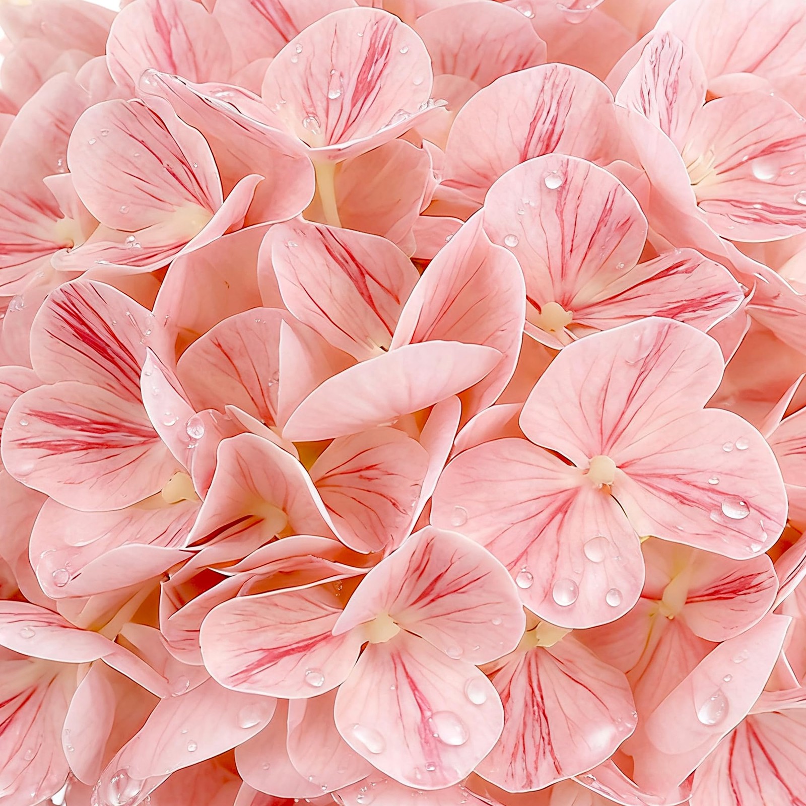 4PCS 25″ Hydrangea Artificial Flowers Full Latex Faux Hydrangea Flowers, Arti…