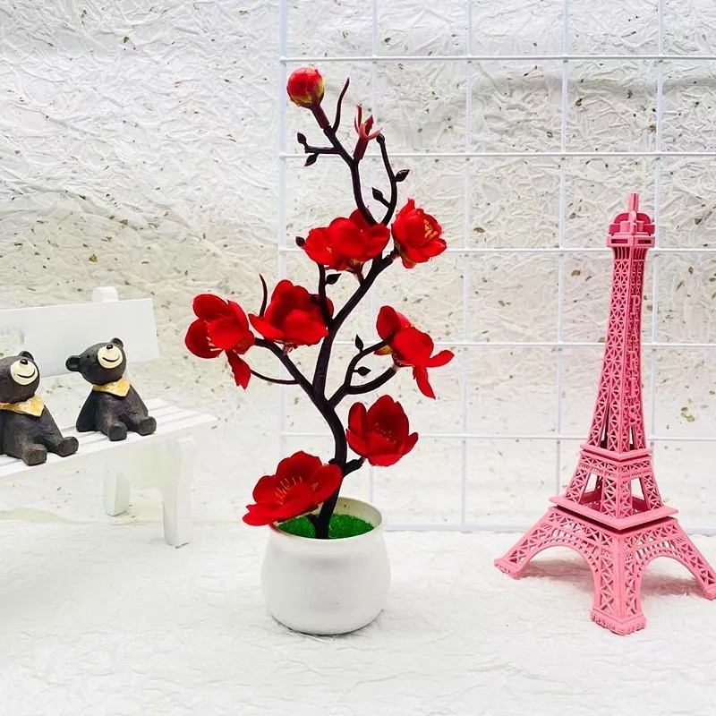 30 Cm Artificial Plants Bonsai Small Tree Simulation Pot Plants Fake Flowers Tab
