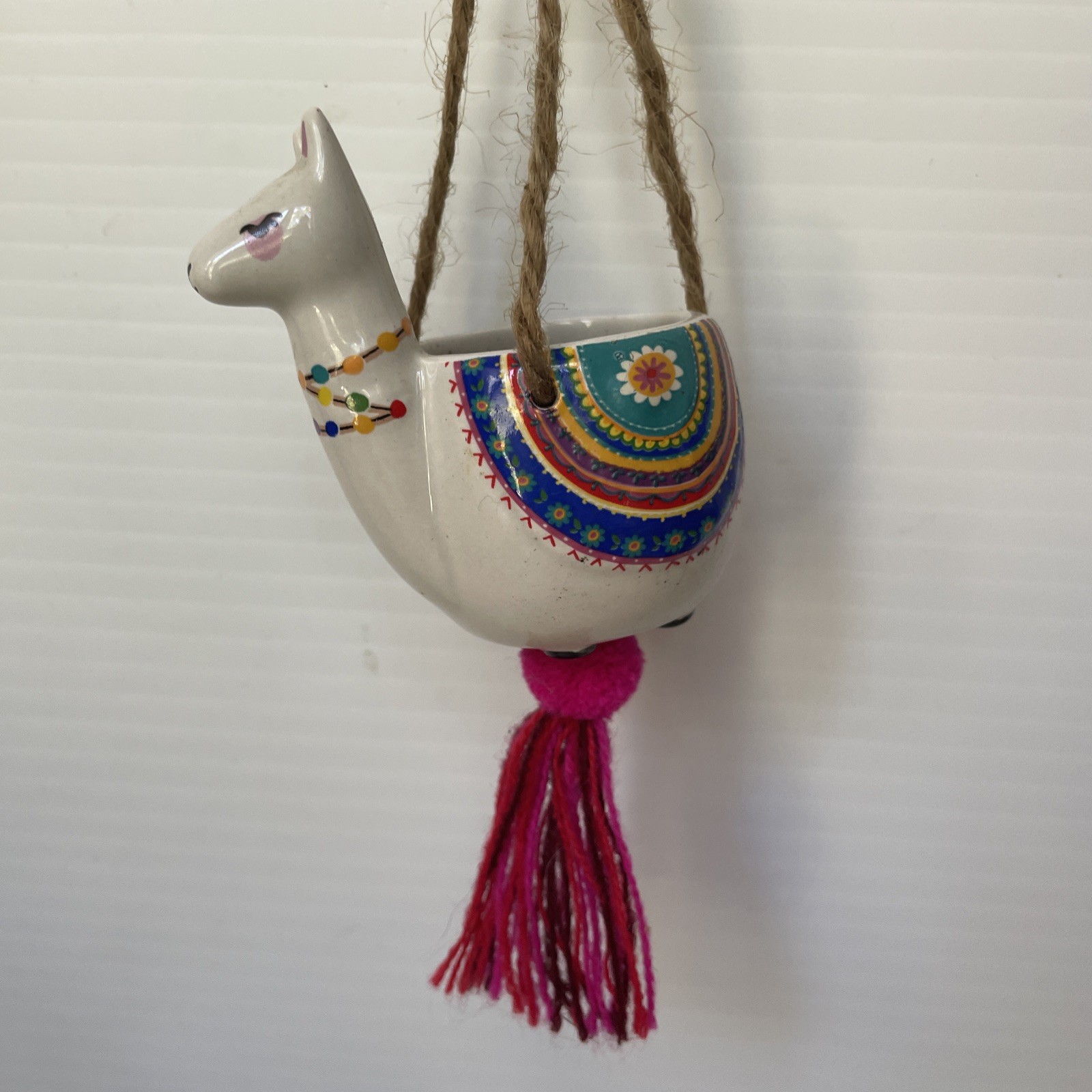 Llama Faux Succulent Planter Home Decor Rustic Farmhouse Cottage