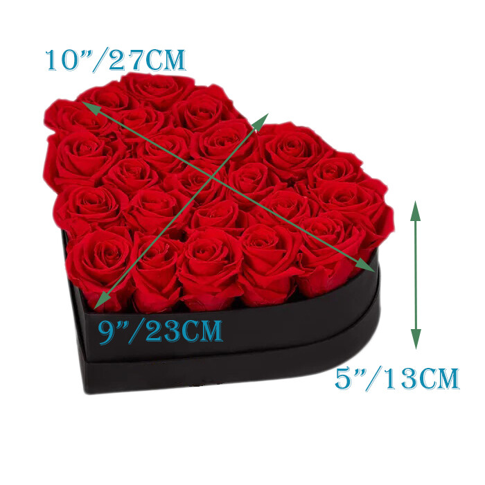 Valentine’s Day Gift for Girlfriend Wife Rose Soap Heart Shaped Box Anniversary
