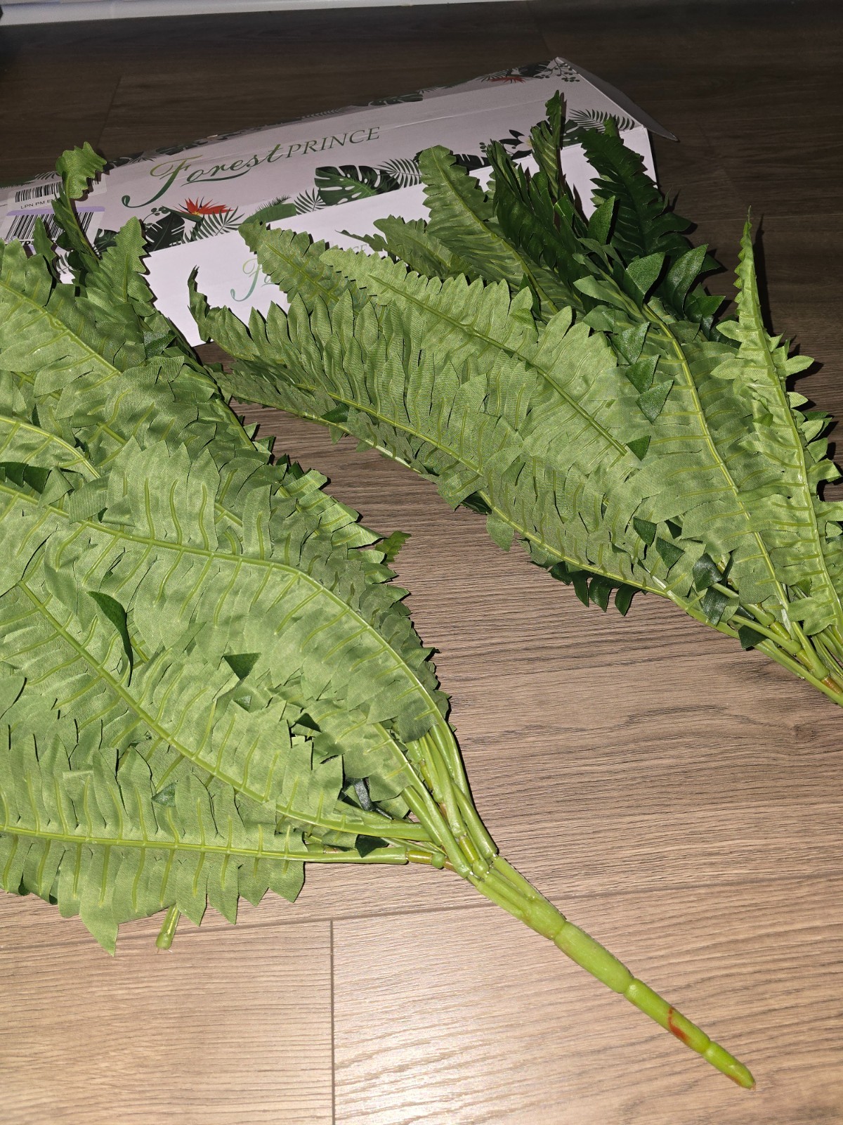 35″ Ferns Artificial Bush Plants Large 2 Boston Ferns For Outdoor Home Decor