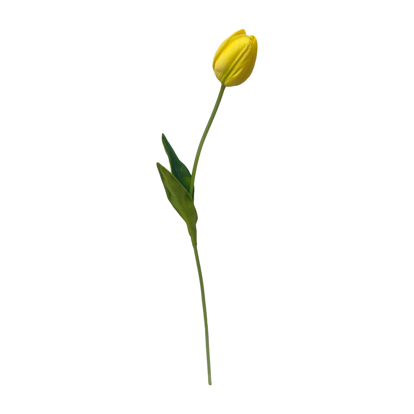 18 Pc Artificial Foam 15″ Real Touch Yellow Tulip Bundle Flower Silk Floral