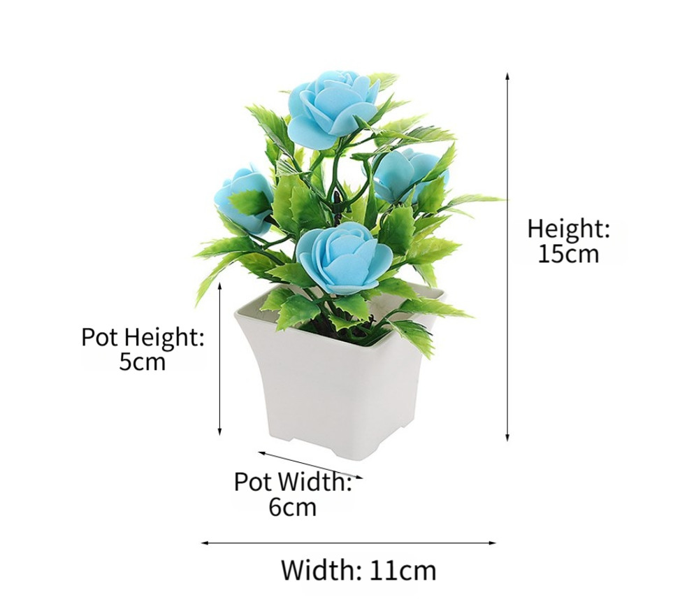 Indoor Artificial Plants with for Natural Look for Tabletop and Shelf Display