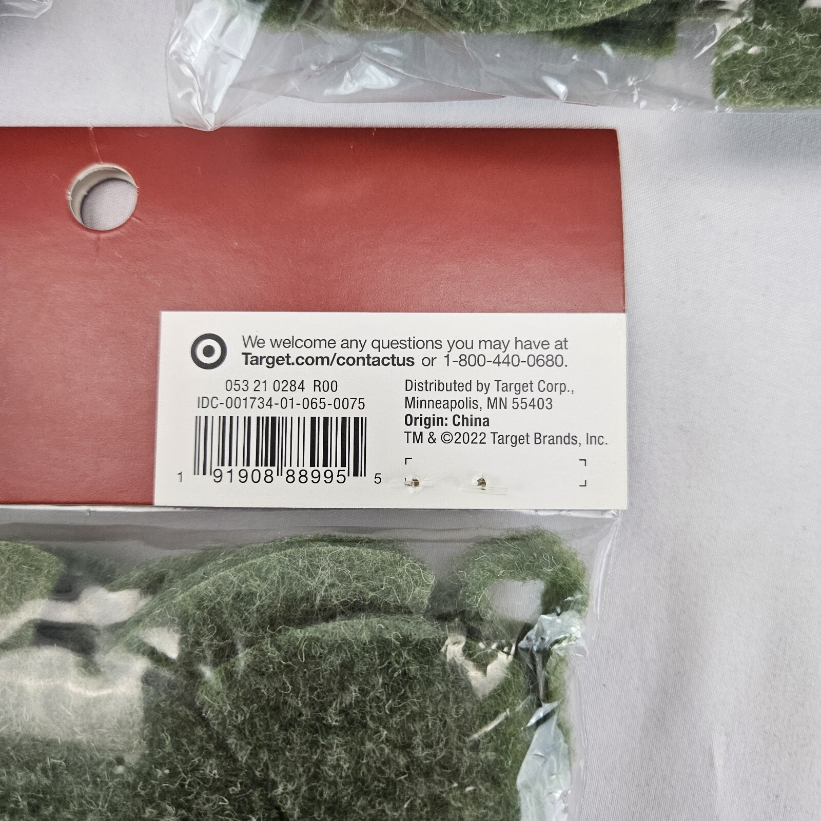 3 Pack Green Floral Leaves Soft Felt Table Garland Décor 3FT 4IN