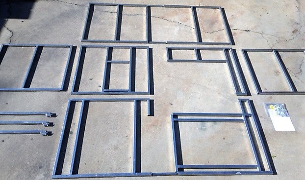 Custom DIY BBQ Island frame kit – any style