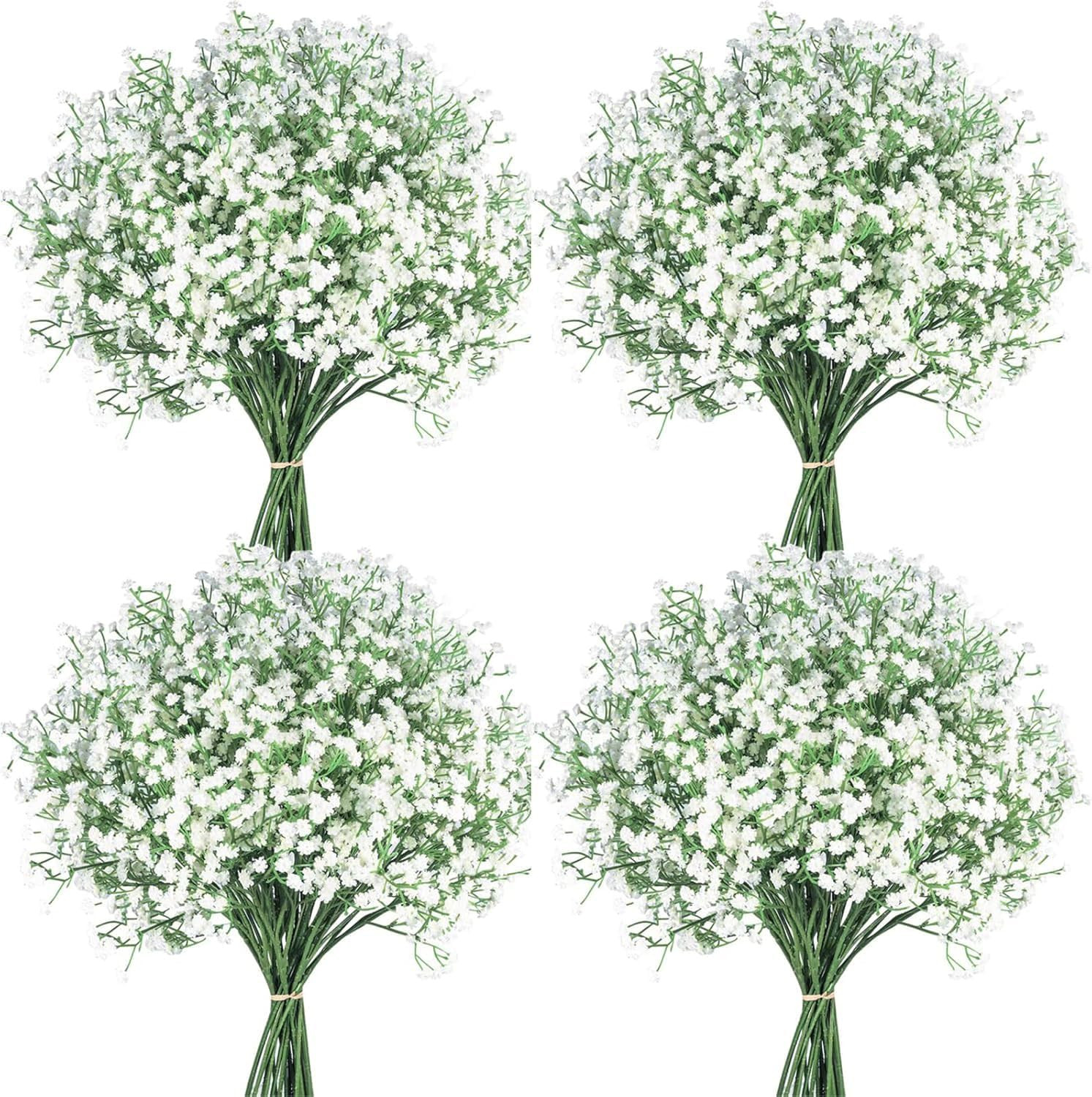 36 Pcs Babys Breath Artificial Flowers, Baby Breath Flowers Artificial Bulk Long