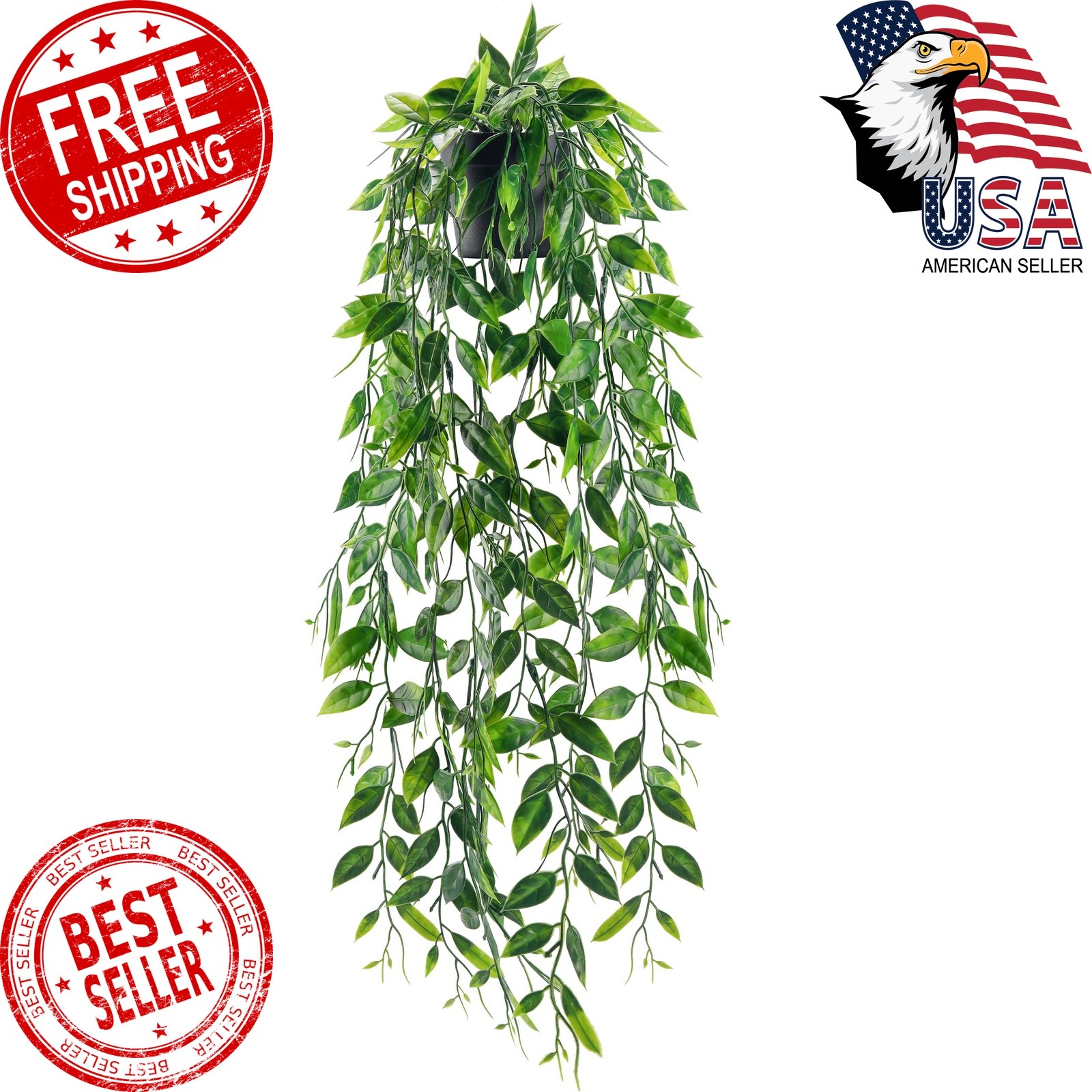 Der Rose Fake Plants Green-1 Pack Style a