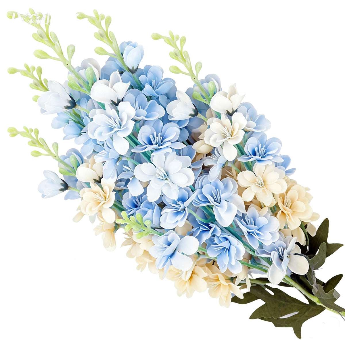 LOT Artificial Flowers Delphinium Long Silk Larkspur Flowers Home Garden Decor