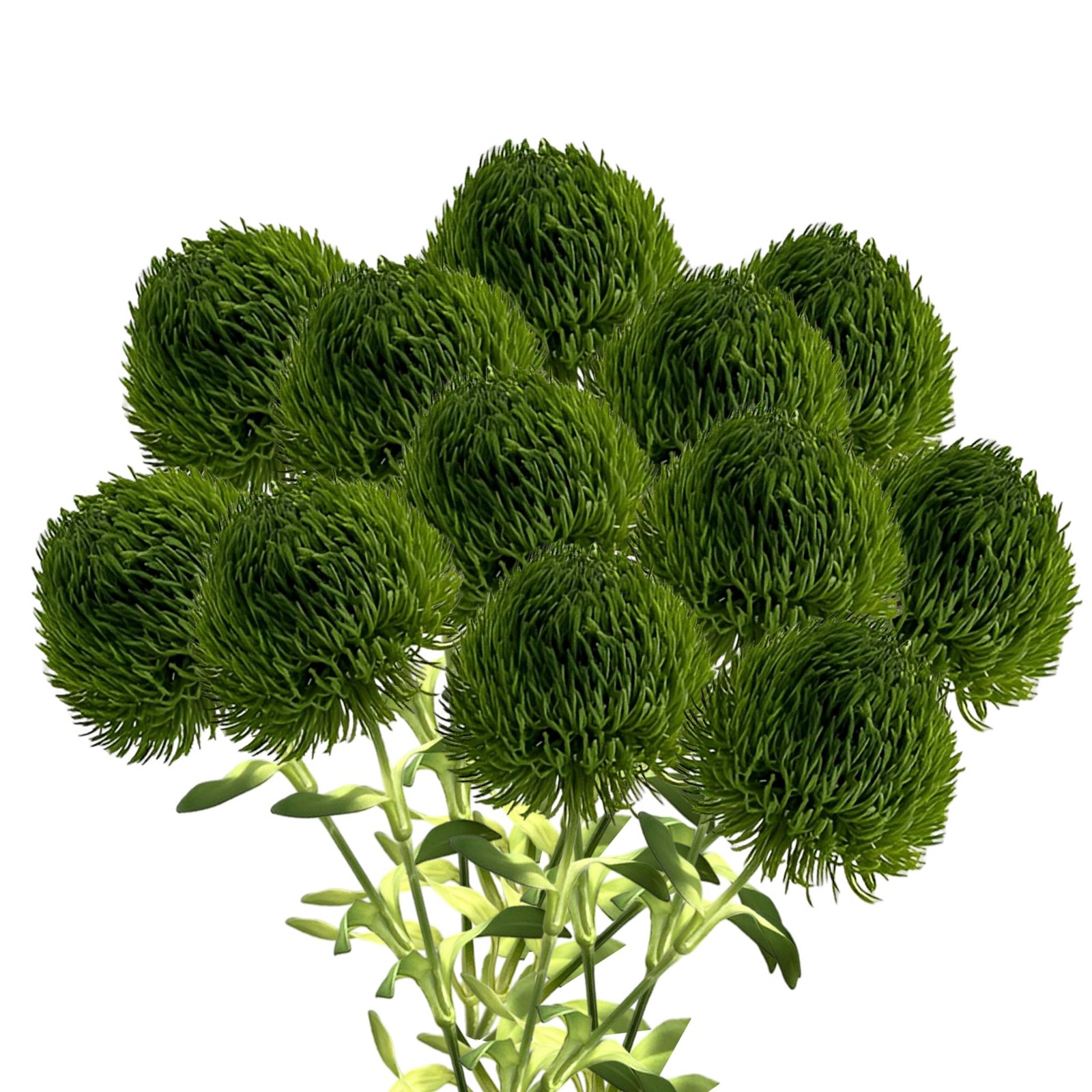 cosybeau 12Pcs Faux Greenery Artificial Dianthus Trick Fake Plant