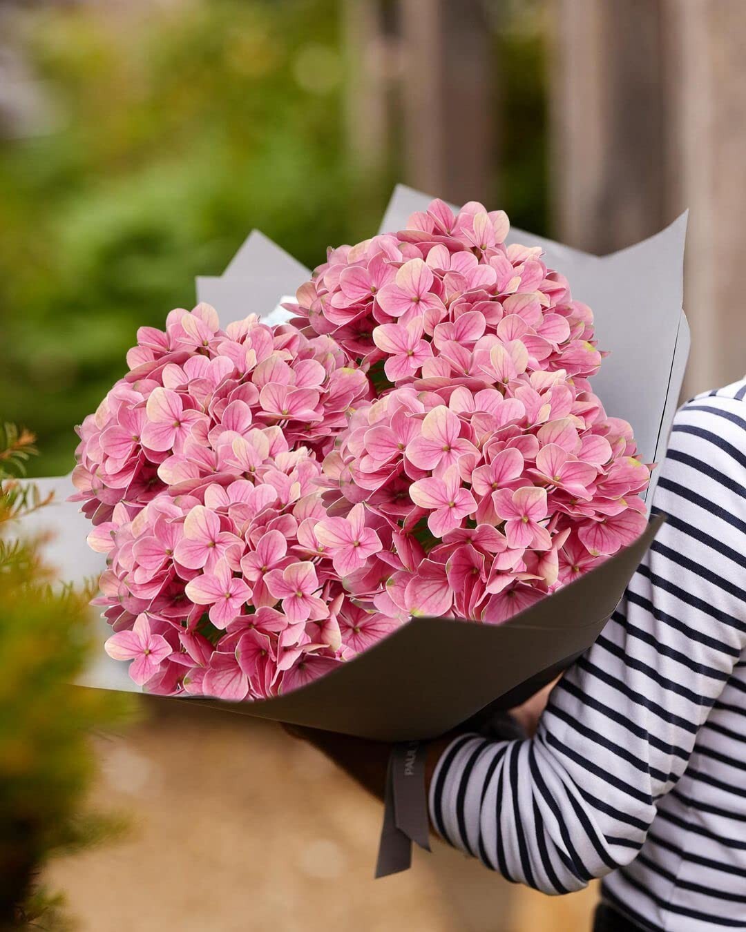 3pcs 25in Artificial Realistic Hydrangea Flowers 3D Real Touch 25in Extra Long