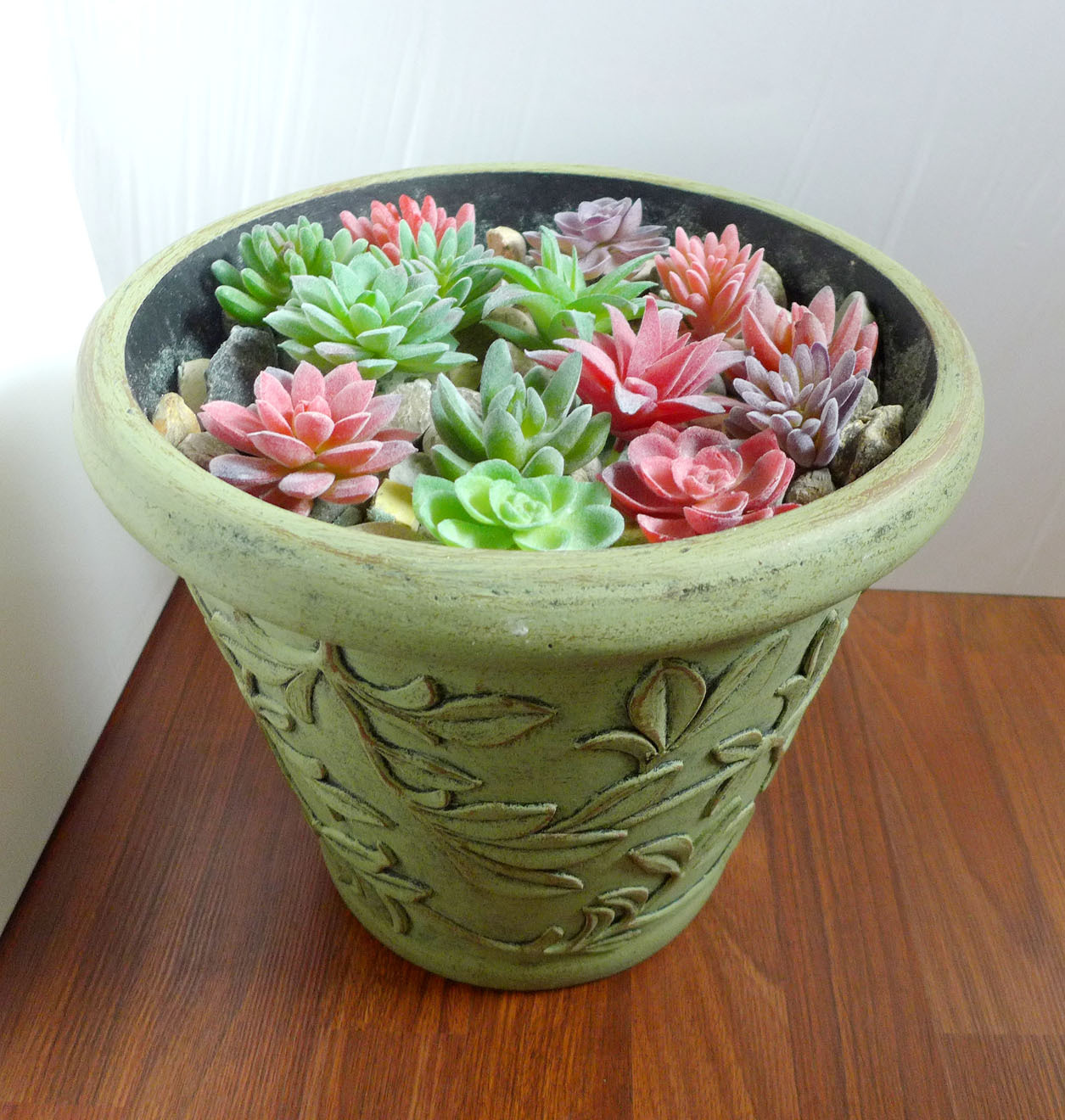 Set of 14 Artificial Flocking Mini Plants Succulents Grass Garden Landscape