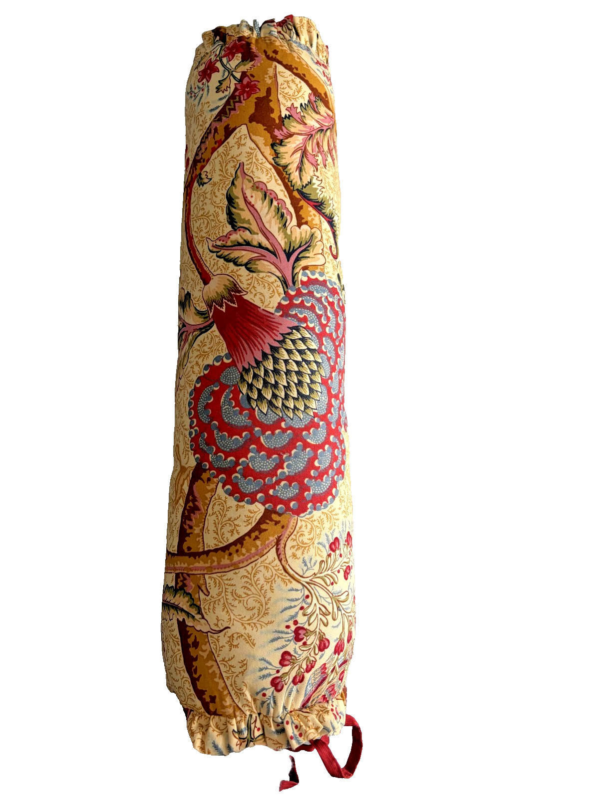 Rose Tree Home Paisley Neck Roll Pillow Round Bolster Cotton Decorative Accent