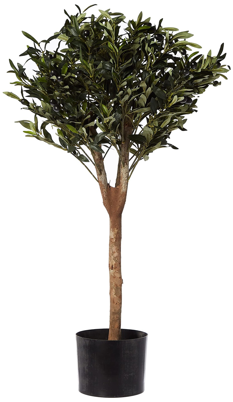 Nearly Natural 3.5ft. Olive Artificial Tree 3ft 6in, Green