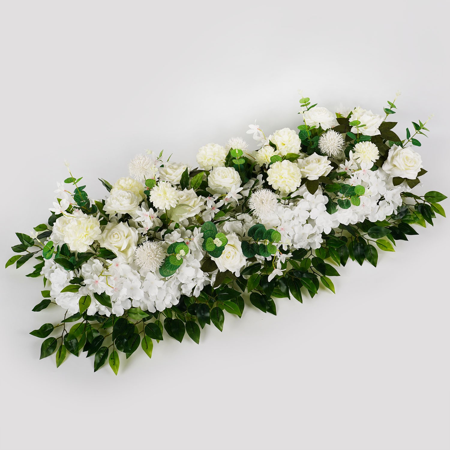 100cm Wedding Flower Row Silk Peony Rose Arch Backdrop DIY Party Decor…..