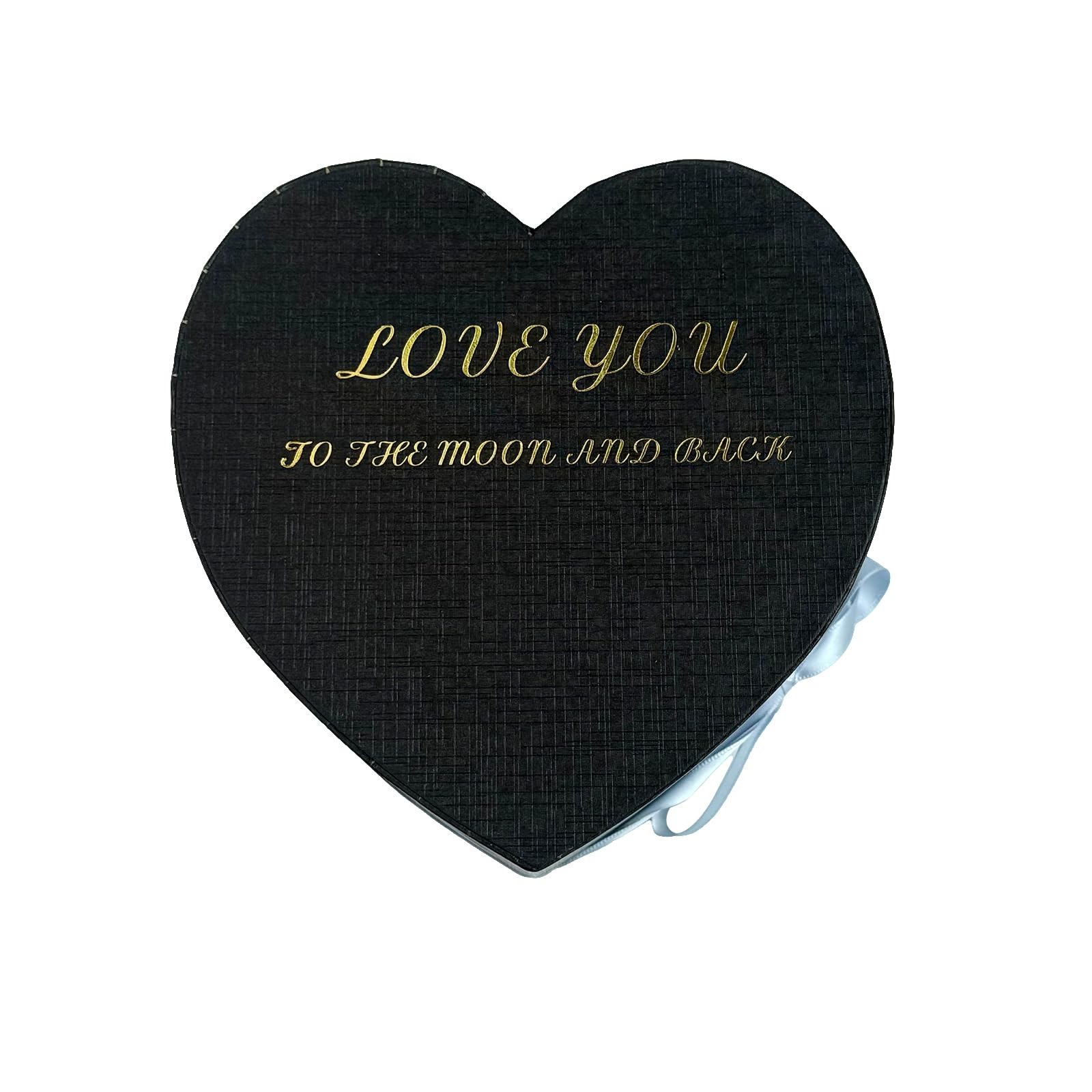Preserved Roses Heart Shape Box Forever Flowers MulticolorBlue Valentines