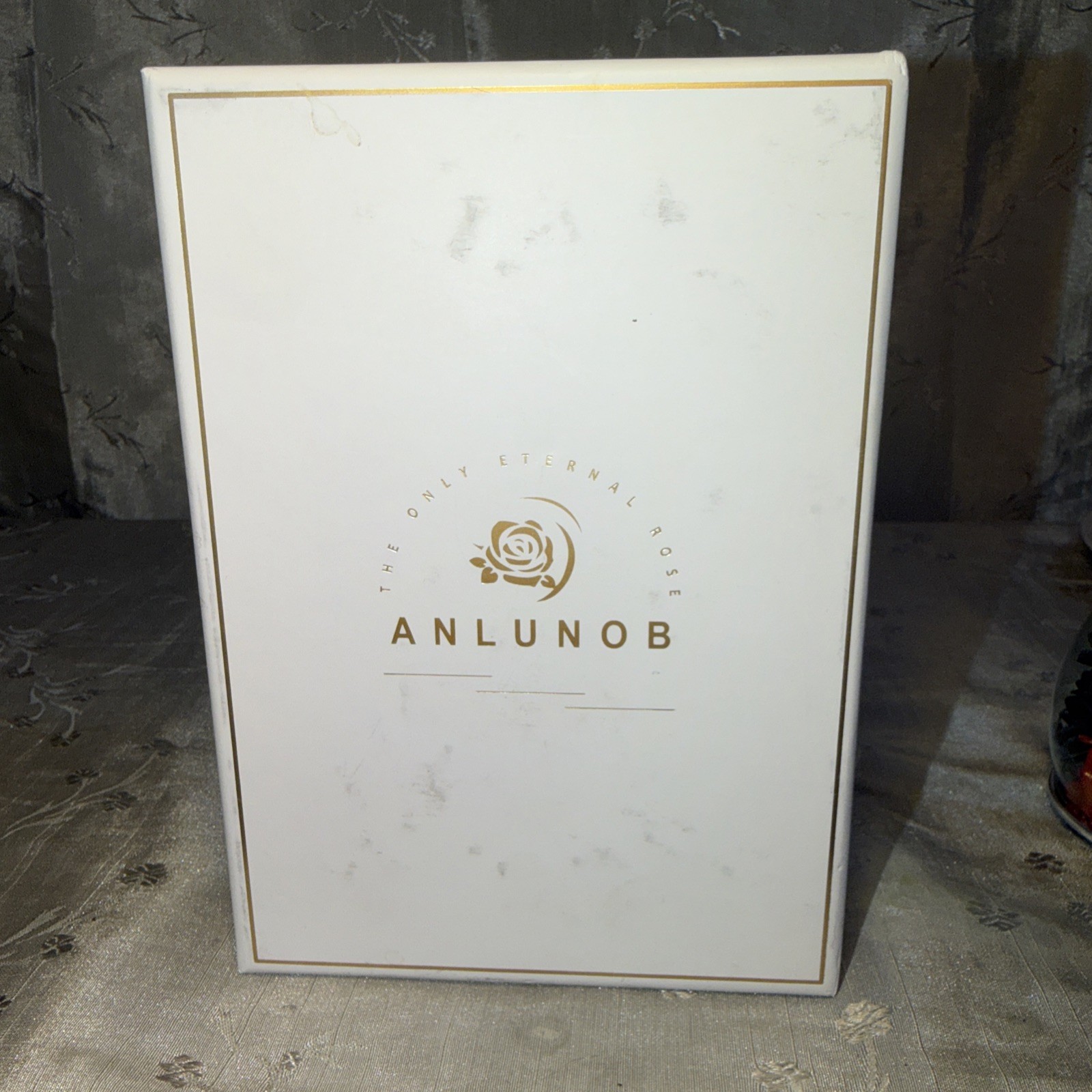ANLUNOB The Only ETERNAL ROSE beautiful Rose Flower in glass angel- See Pics