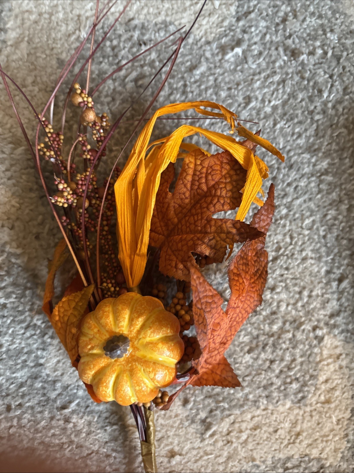 Lot of 4 NWT Fall Floral Picks About 14″ Tall