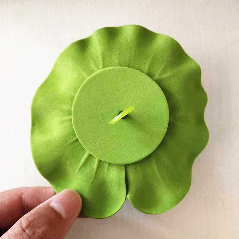 7 Pcs Artificial Floating Lotus Flower with Water Lily Pad for Pond Pool Decor