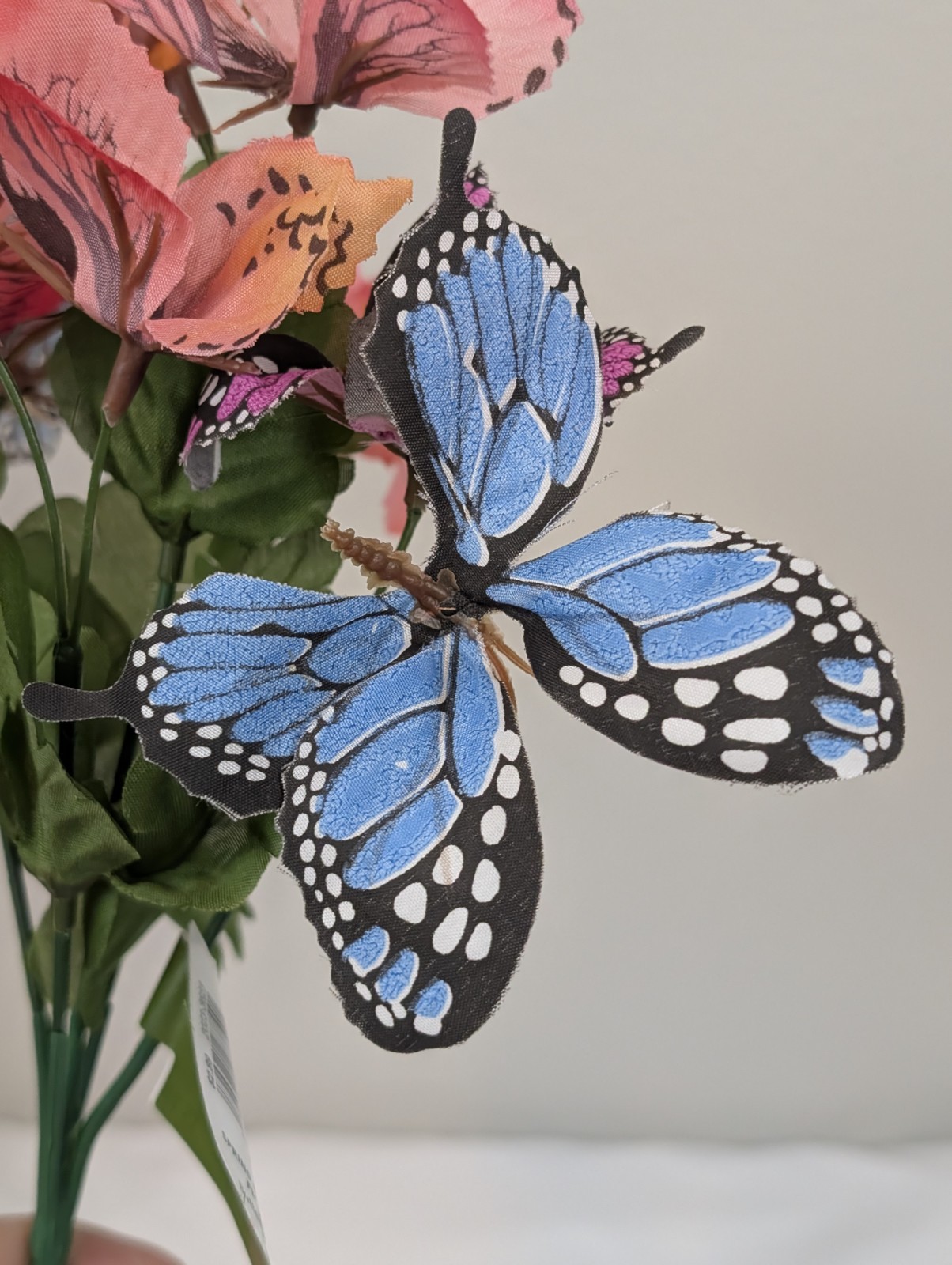 10pc Artificial Butterfly Floral Picks Bouquet Stems Spring Summer Home Decor
