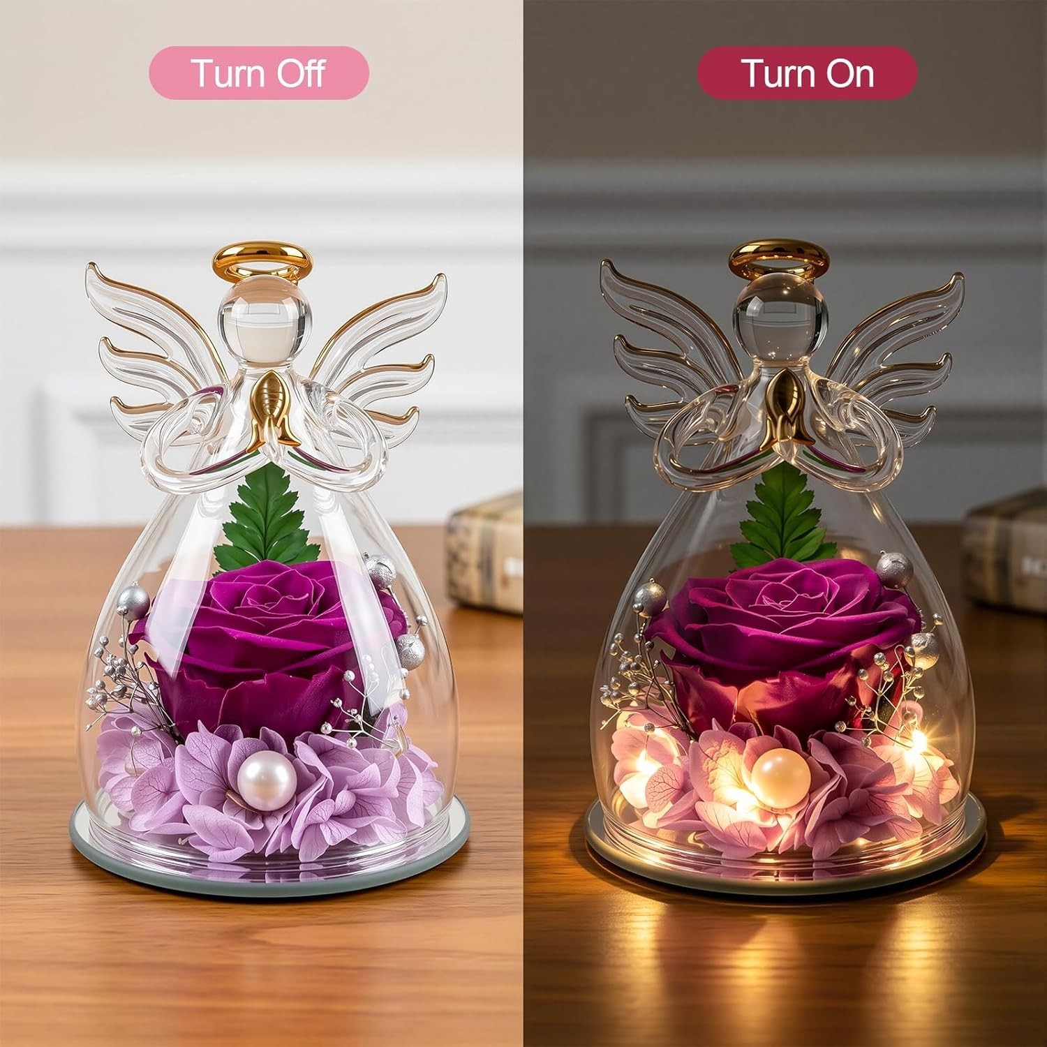 Preserved Rose Birthday Gifts for Mom Women, Forever Fresh Flowers for Delive…