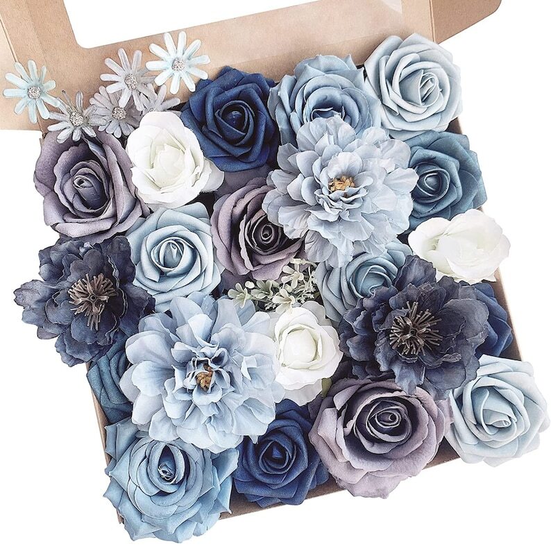 Faux Flower DIY Garland Kit Package Flower Arrangement Faux Wedding Bouquet