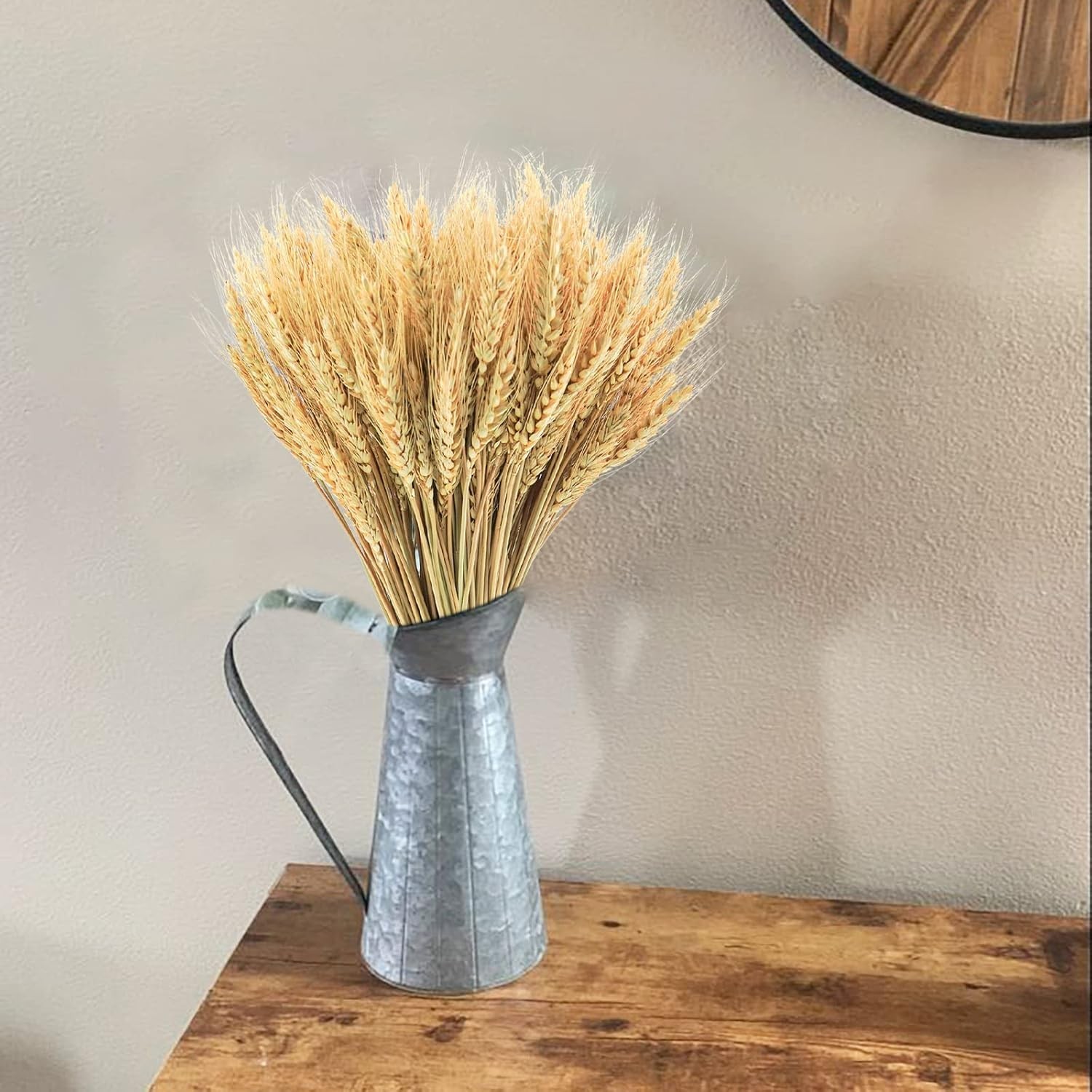 17.7″” Dried Wheat Stalks 300 Stems Natural Wheat for Wedding Table Centerpiece