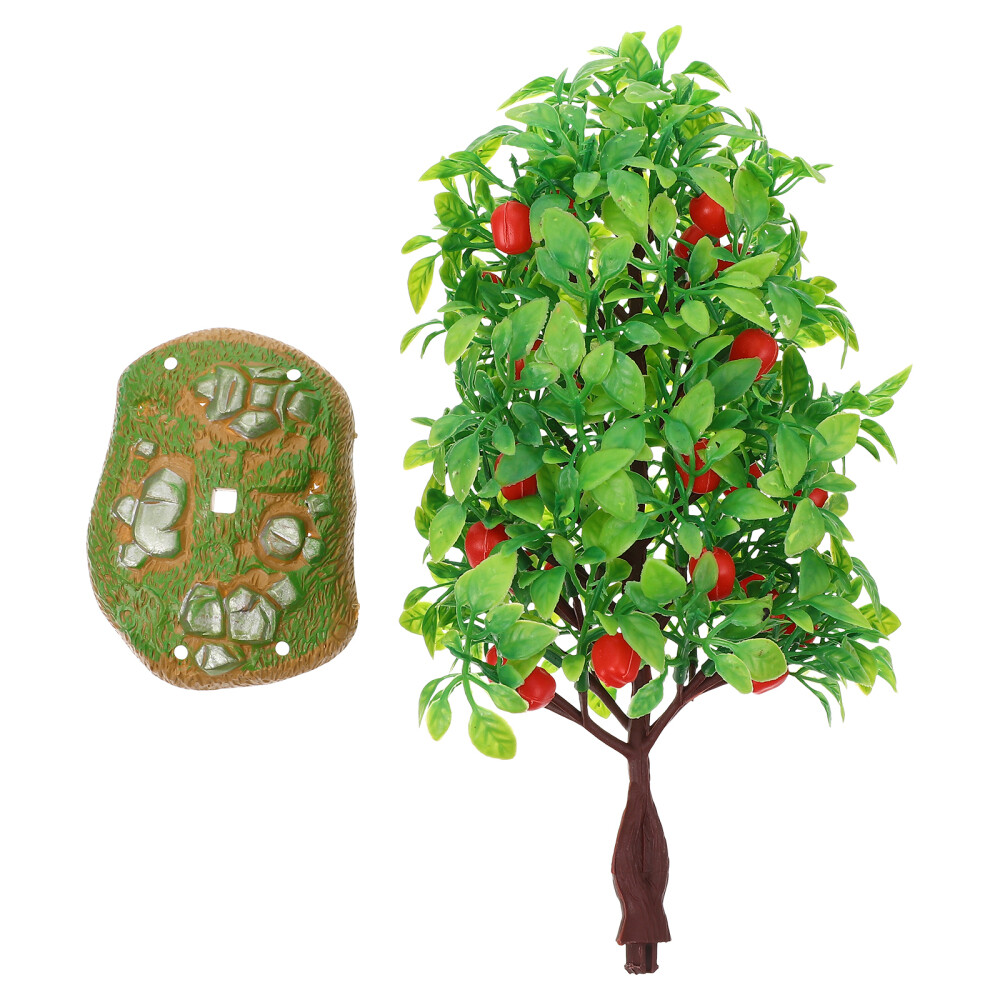 Tree Model Fruitful Artificial Fake Bonsai Faux Indoor