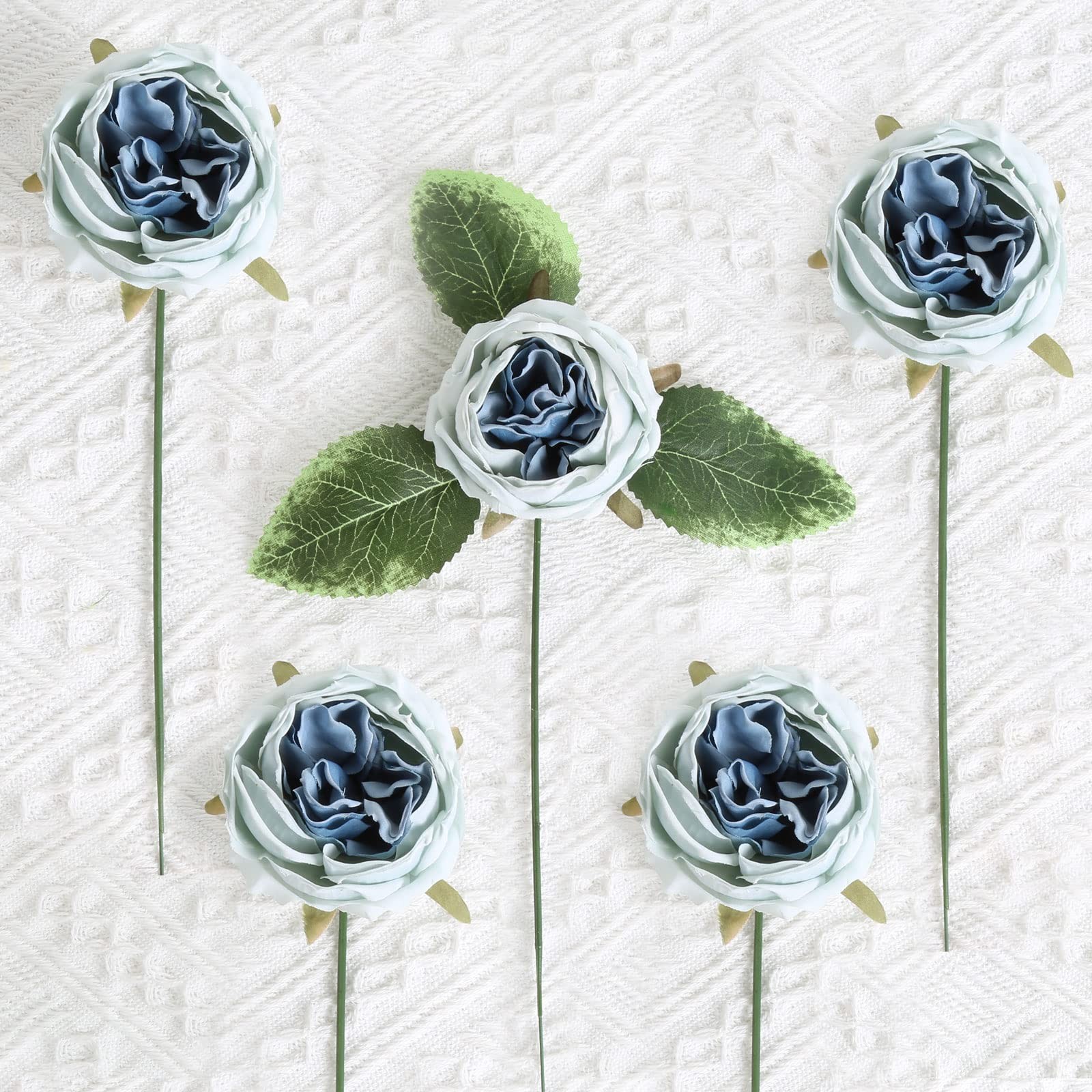 200PCS Floral Wire Stems, 7.87inch/9.84 inch Dark Green Bouquet Stems 2mm Dia…