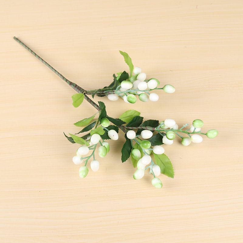 Black Fruit Berry Branch Flowers Wedding Home Party Decor Foam Artificial Flower