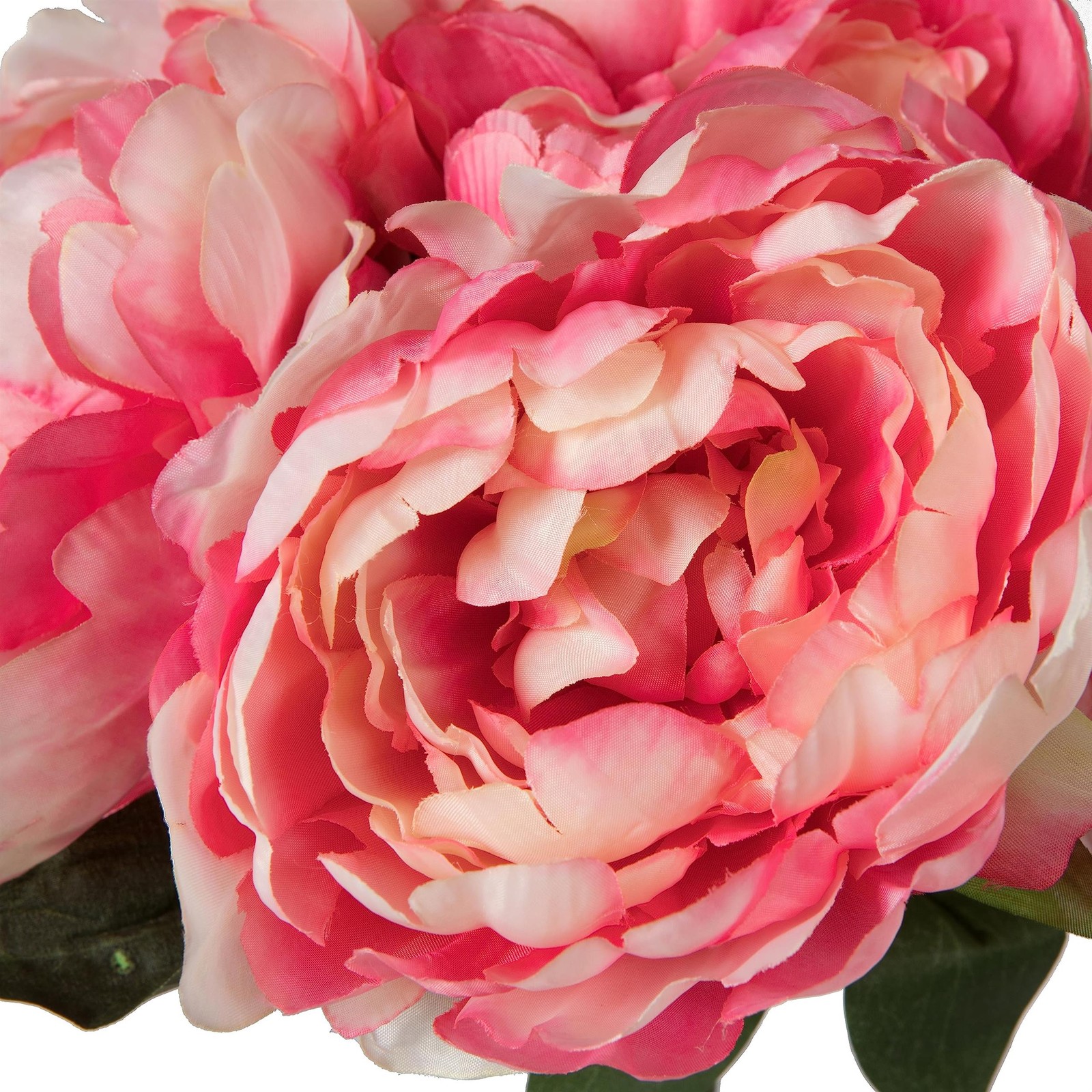 Vickerman 20″ Contemporary Plastic Artificial Peony Bunch in Pink