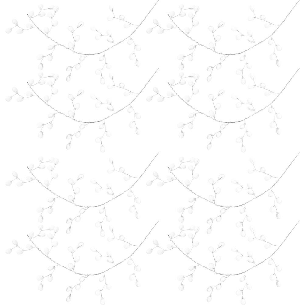 10 Bunches Artificial Acrylic Flower Picks For Diy Crafts Wedding Decoration