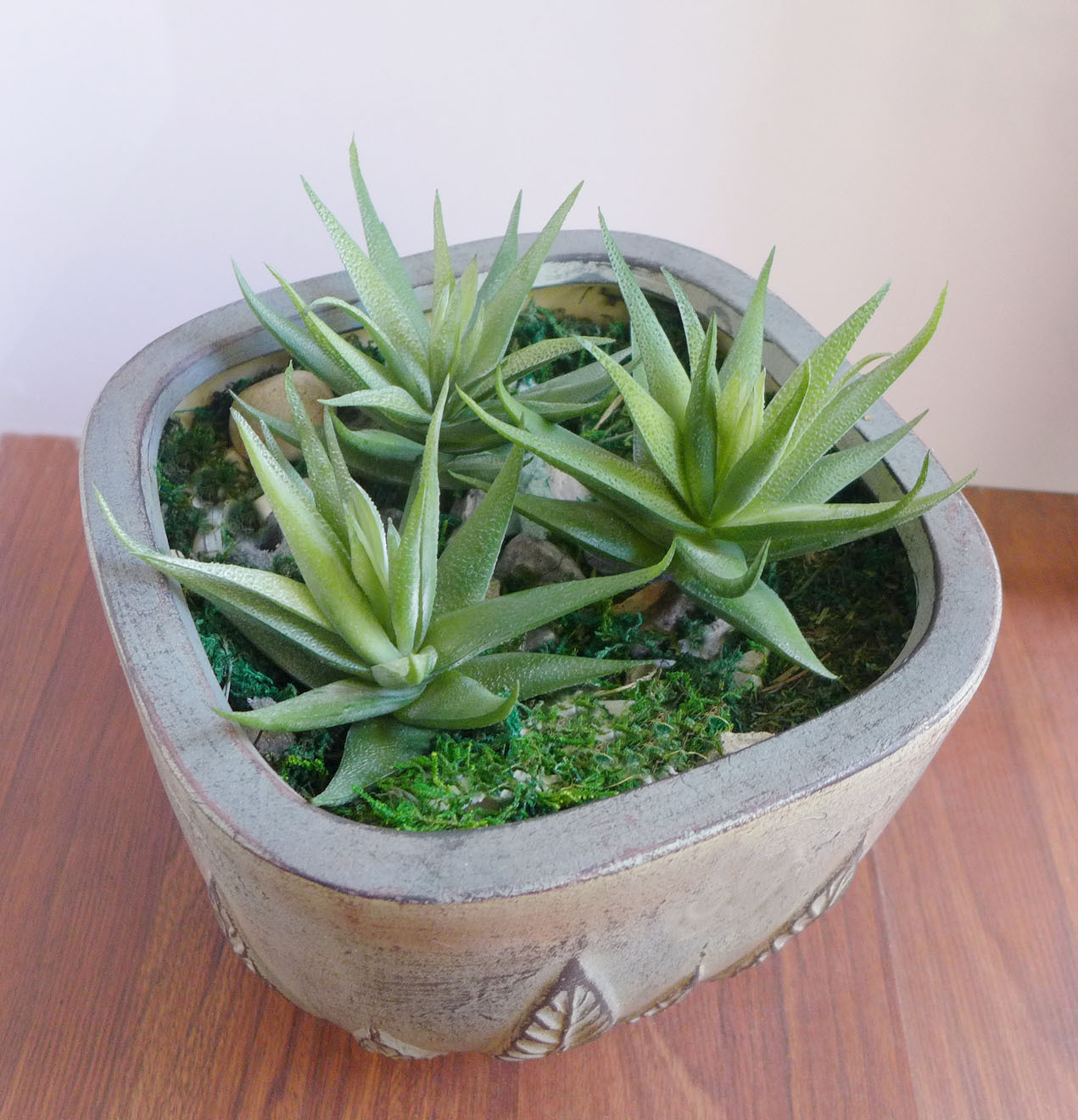 3 Pcs Artificial Aloe Succulents Plants Landscape