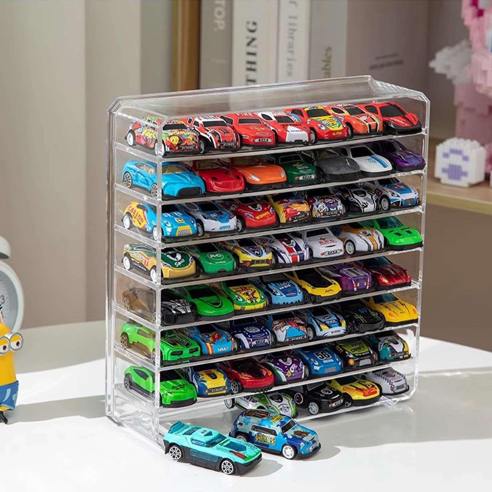 Scale Matchbox Wheels Toy Car Display Case, Acrylic Box Transparent