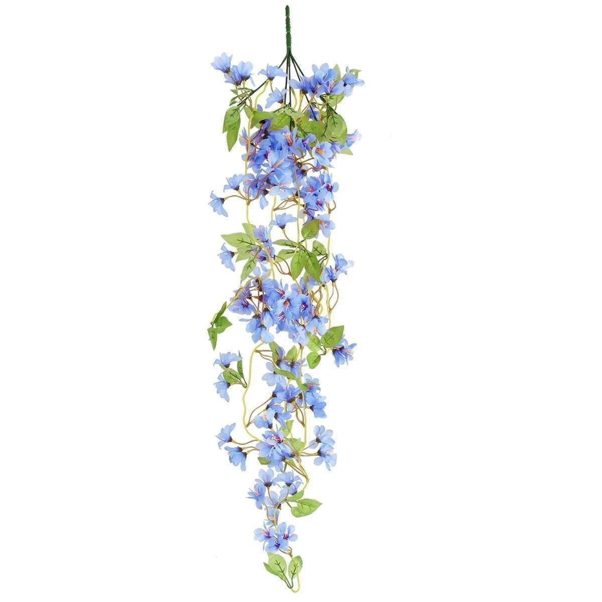 41″ Artificial Silk Rose Leaf Garland Vine Ivy Flower String Wedding Home Decors