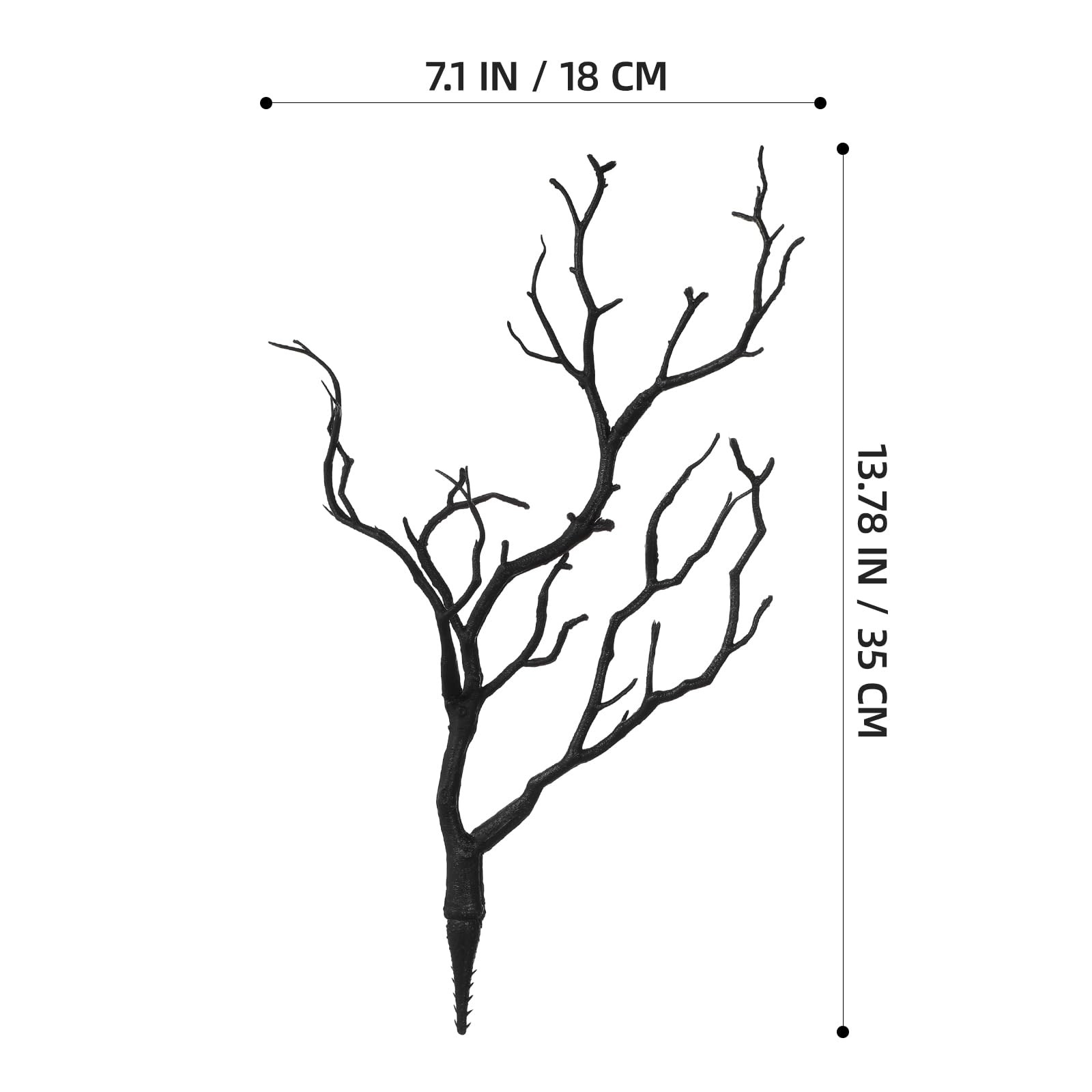 Artificial Antler Dried Tree Branches 13.76” Art Witch Antler Branch Decorat…