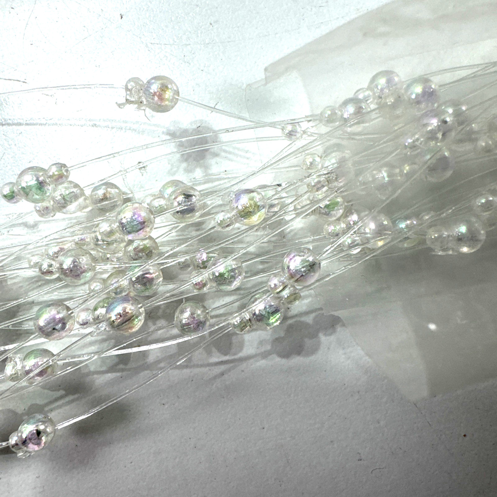 9X NOS 2004Clear Acrylic Crystal Beaded 30″ Branches Drop Wedding Decor
