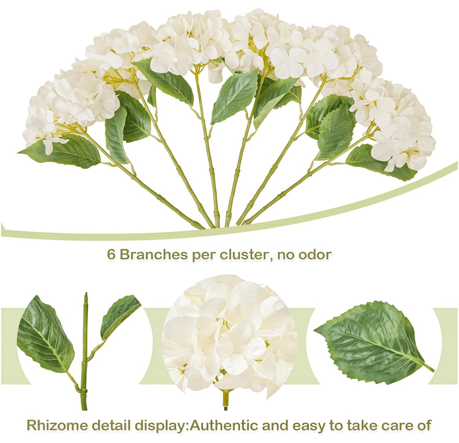 Artificial Flower Hydrangea Fake Hydrangea, Used in The Center of The Family …