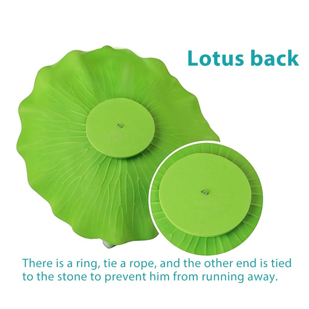 9PCS Artificial Floating Foam Lotus Flowers with Artificial Lotus Leaves: Lil…