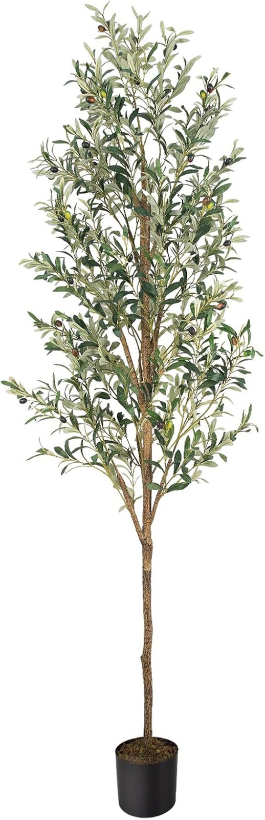 Artificial Fake Olive Tree 6FT Tall 1Pack Faux Silk Olive Tree for Home Living R