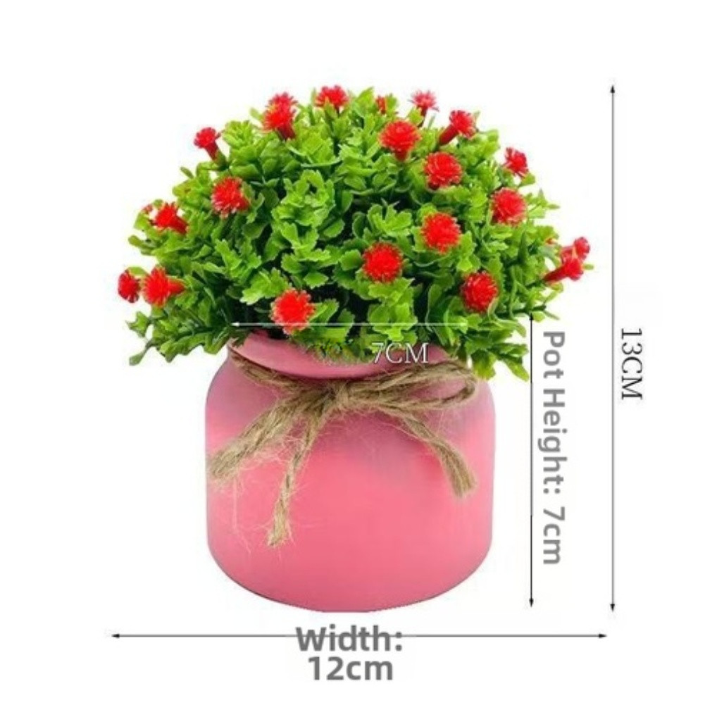 Artificial Gypsophila Flowers in Pot for Home Decor Wedding Photography