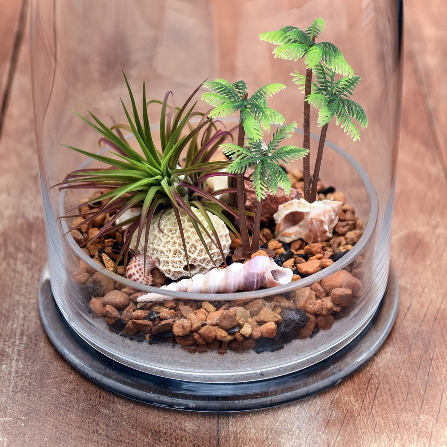 Amosfun Mini Coconut Palm Tree Decoration Artificial Trees for Micro Landscap…