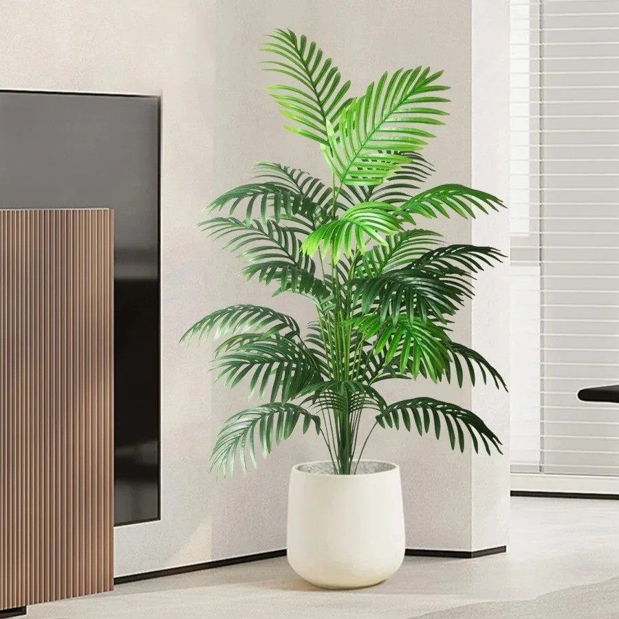 Artificial Areca Palm Tree Realistic Fake Plant Indoor Outdoor Home Office Decor