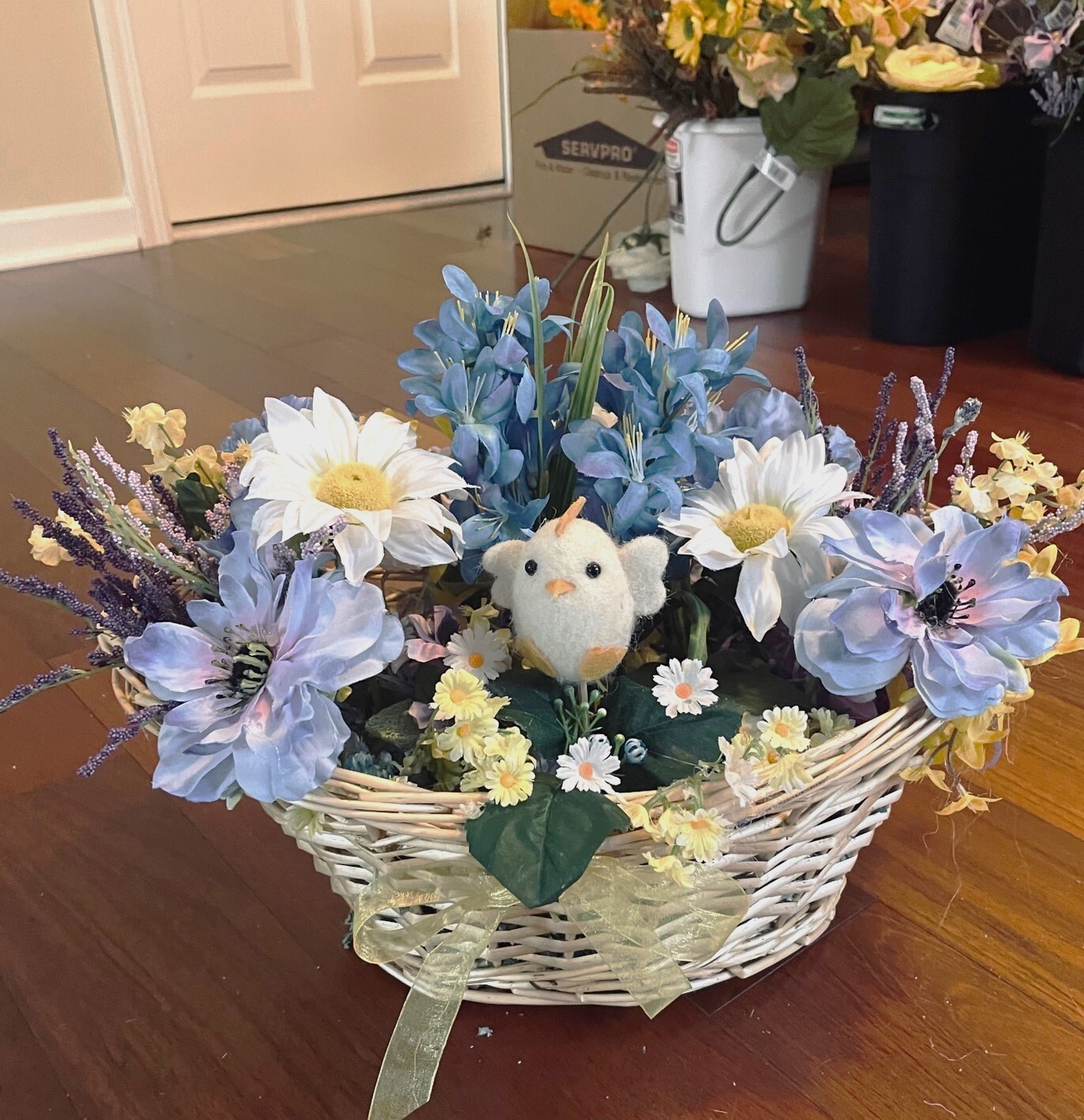 Sunny Day Flower Basket