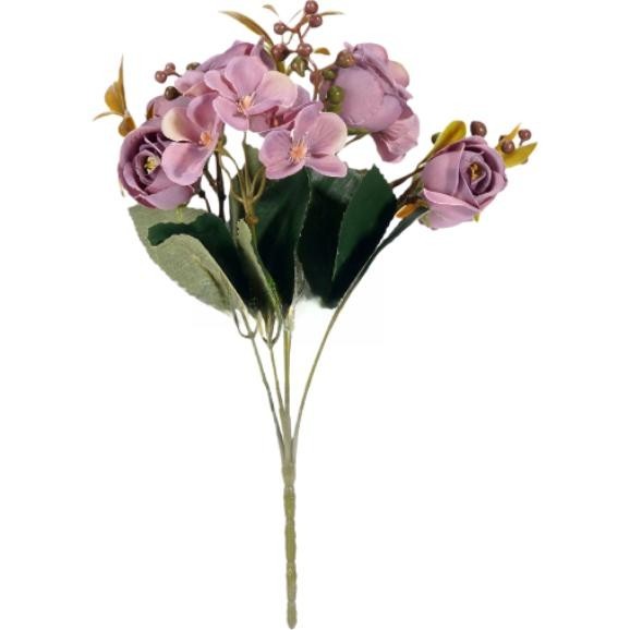Artificial Silk Bouquet 5 Head European Style Floral Arrangement