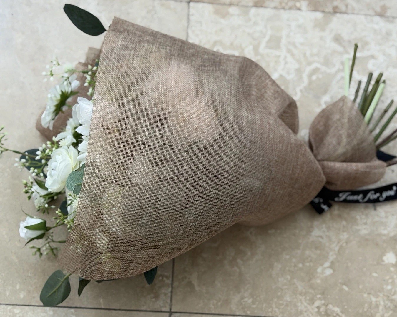 *NEW* DECOVASSE Real-Touch Faux Flower Arrangement w/Roses & Daisies! Retail $89