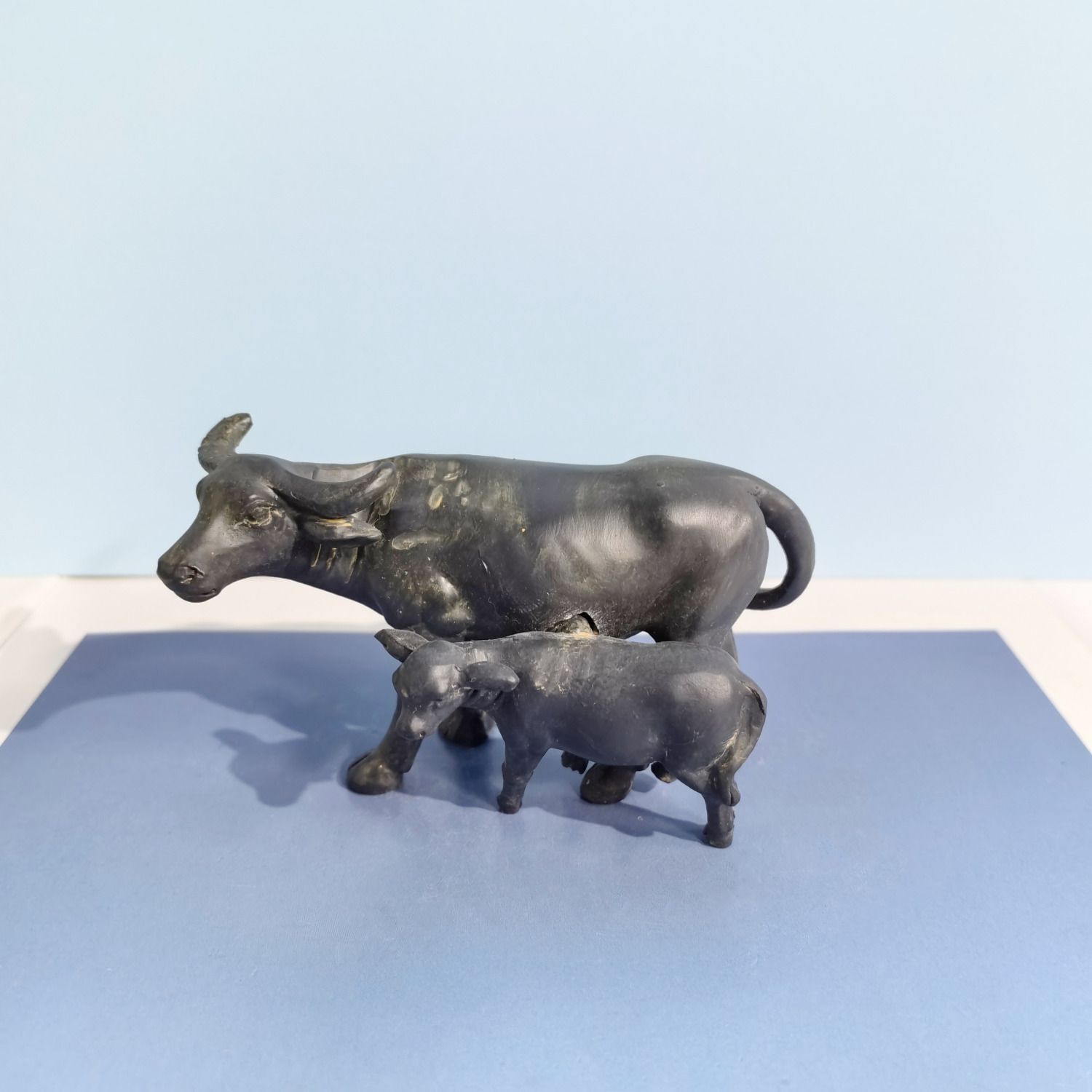 Simulated Buffalo Micro-landscape Landscaping Small Ornament Rockery Decorative